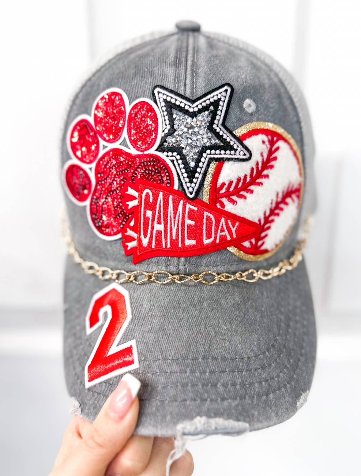 ABLNco - Wholesale Patch - hey batter batter swing baseball trucker hat patch iron on1