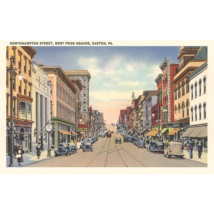 Magnet PA-503 Northhamptom Street, Easton for wholesale by Found Image Press