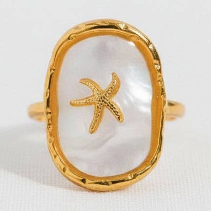 Stilfuld stjernedesign åben ring for engroshandel hos paperln