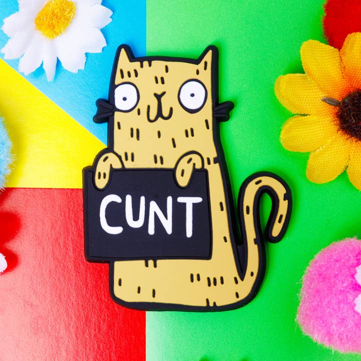 Katie Abey – wholesale Magnet – Cunt Sweary Cat Magnets1