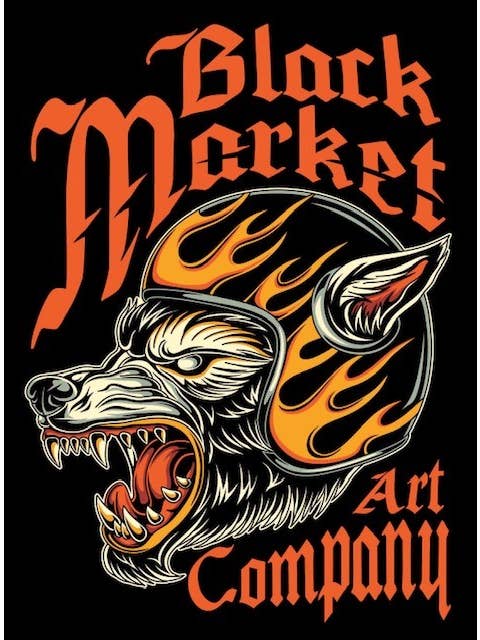 Black Wolf Speed - Men's Graphic Tee for wholesale on Faire