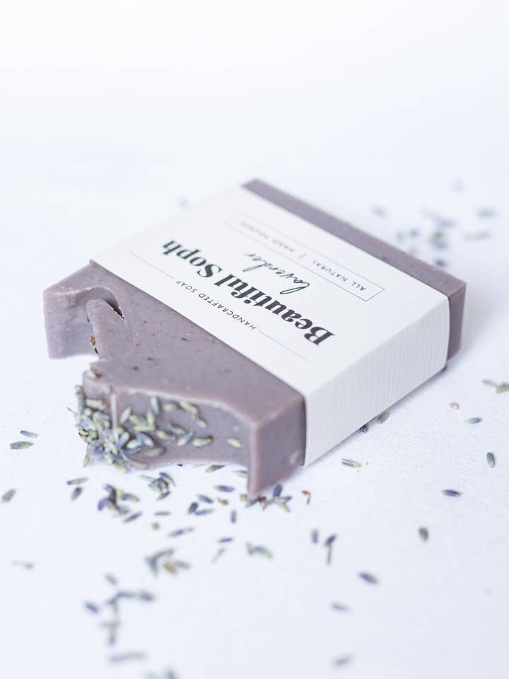 Lavender Soap for wholesale by Beautiful Soph