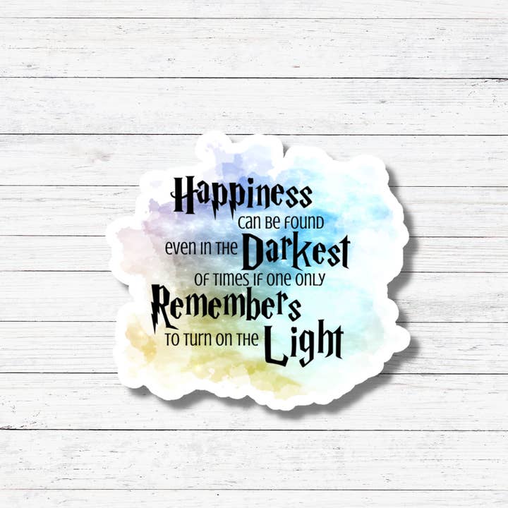Oily Graphic Creations - Wholesale Sticker - Happiness- Harry Potter Sticker and Magnet1