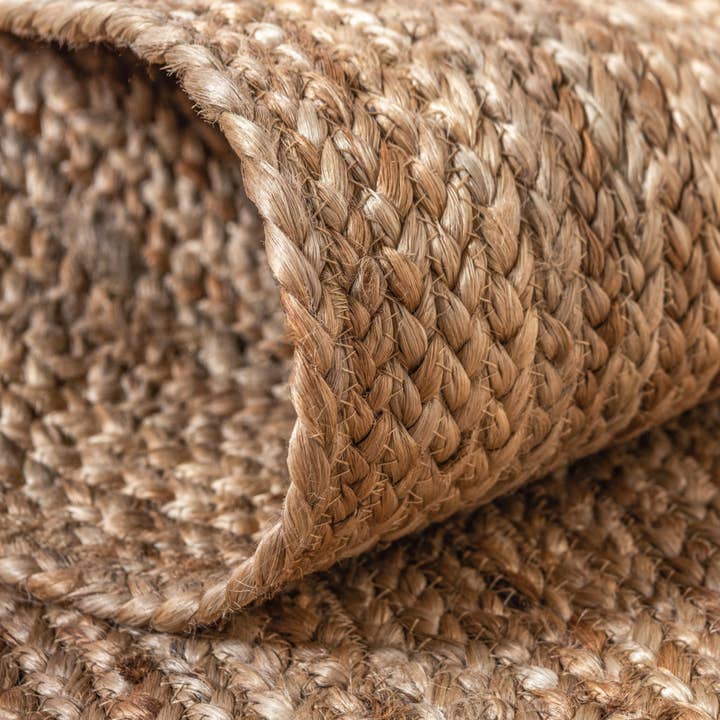 Rug Mart - Wholesale Area Rug - Dhaka Braided Jute Hand Woven Rug