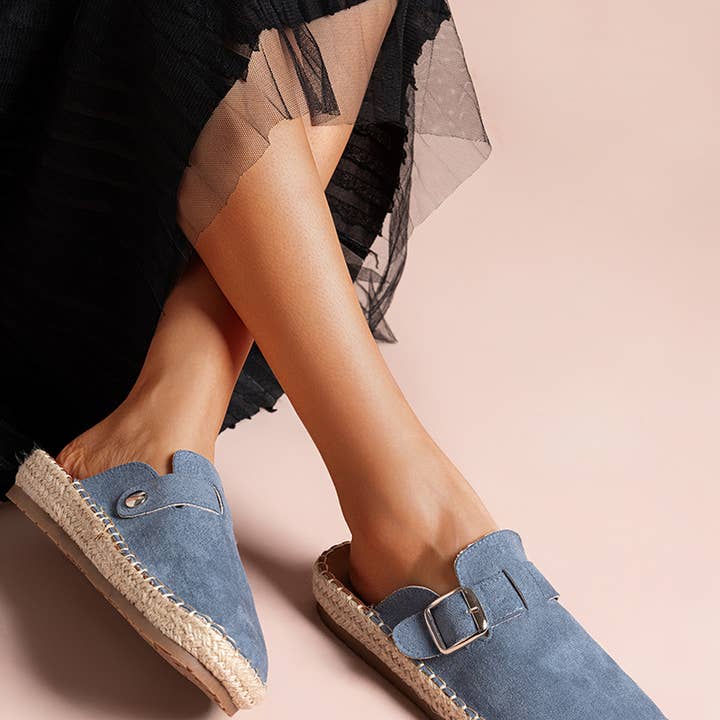 Espadrille mules with buckle – Casual elegance and other Purchase Wholesale alpargatas. Free Returns & Net 60 Terms on Faire trending on Faire.