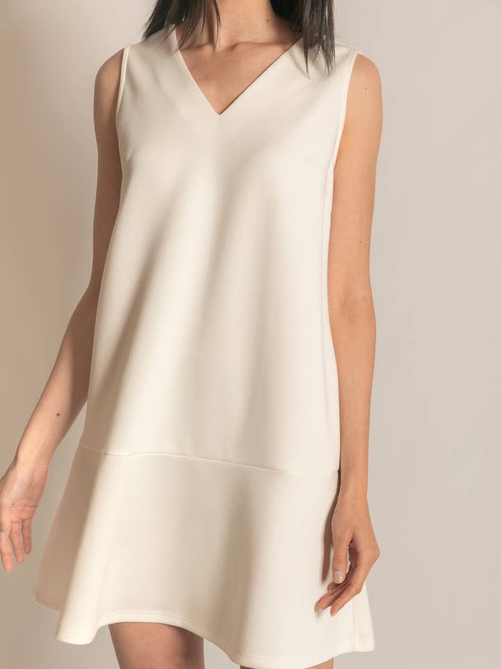 P. CILL Butter Modal Sleeveless Flutter Skirt Mini Dress for wholesale by P. CILL