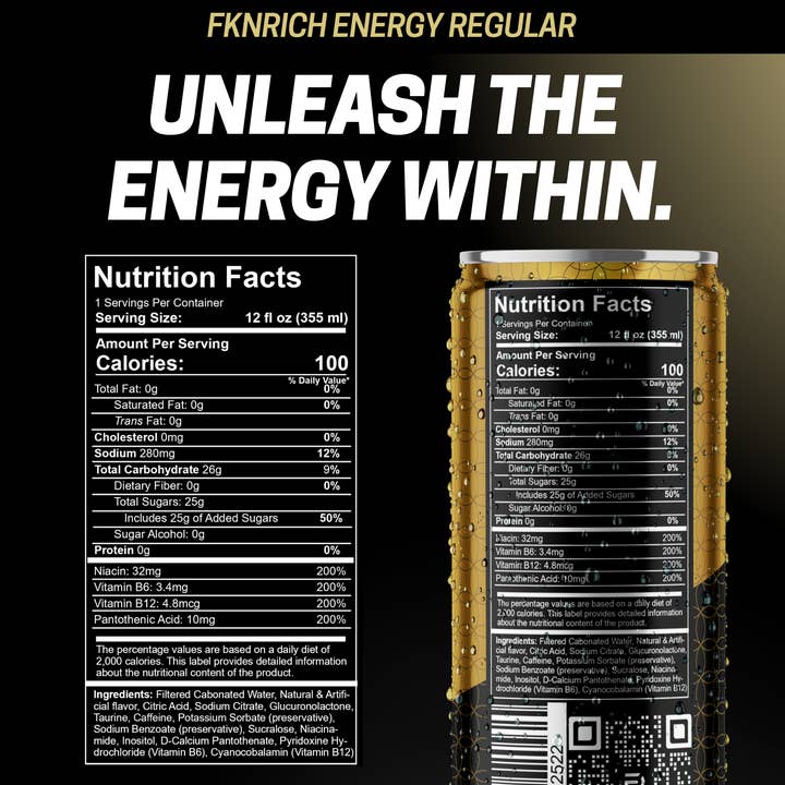 FKN Rich - Wholesale Sports/Energy Drink - FKNRICH Original Energy – Clean, High-Performance Boost5