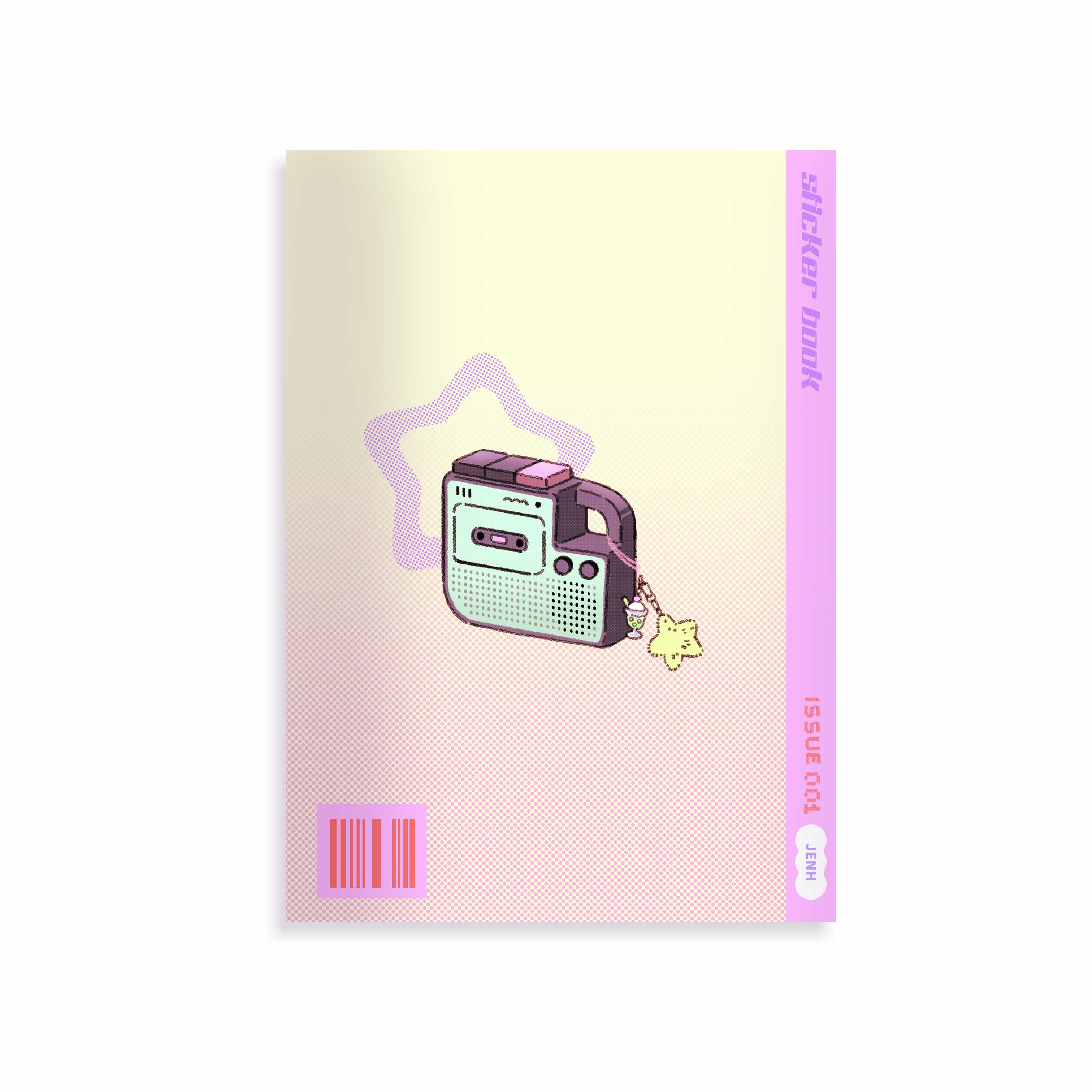 jenh - Wholesale Sticker - Reusable Sticker Book Retro1