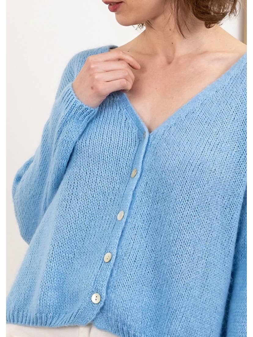 LINEN & COTTON HOUSE – Großhandel Jacke – Damen – 8561 JACKE AUS MOHAIRWOLLE, HERGESTELLT IN ITALIEN110