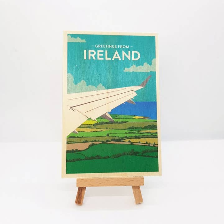 Hapenny Design – wholesale Easel – Wooden Postcard Display - Mini Easel2