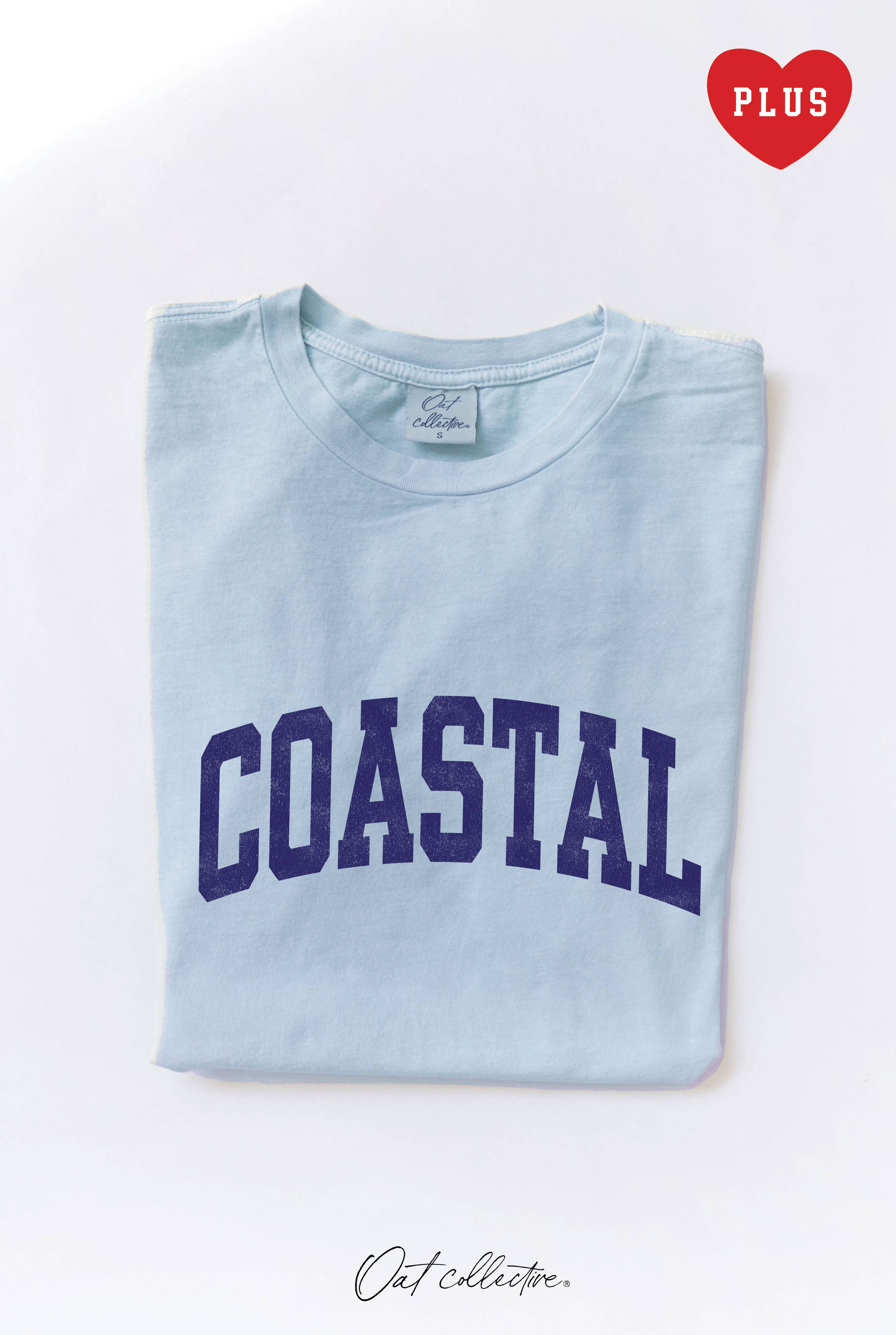 OAT COLLECTIVE - Wholesale Screen printed t-shirt – Women′s - COASTAL Plus Mineral Graphic Top6