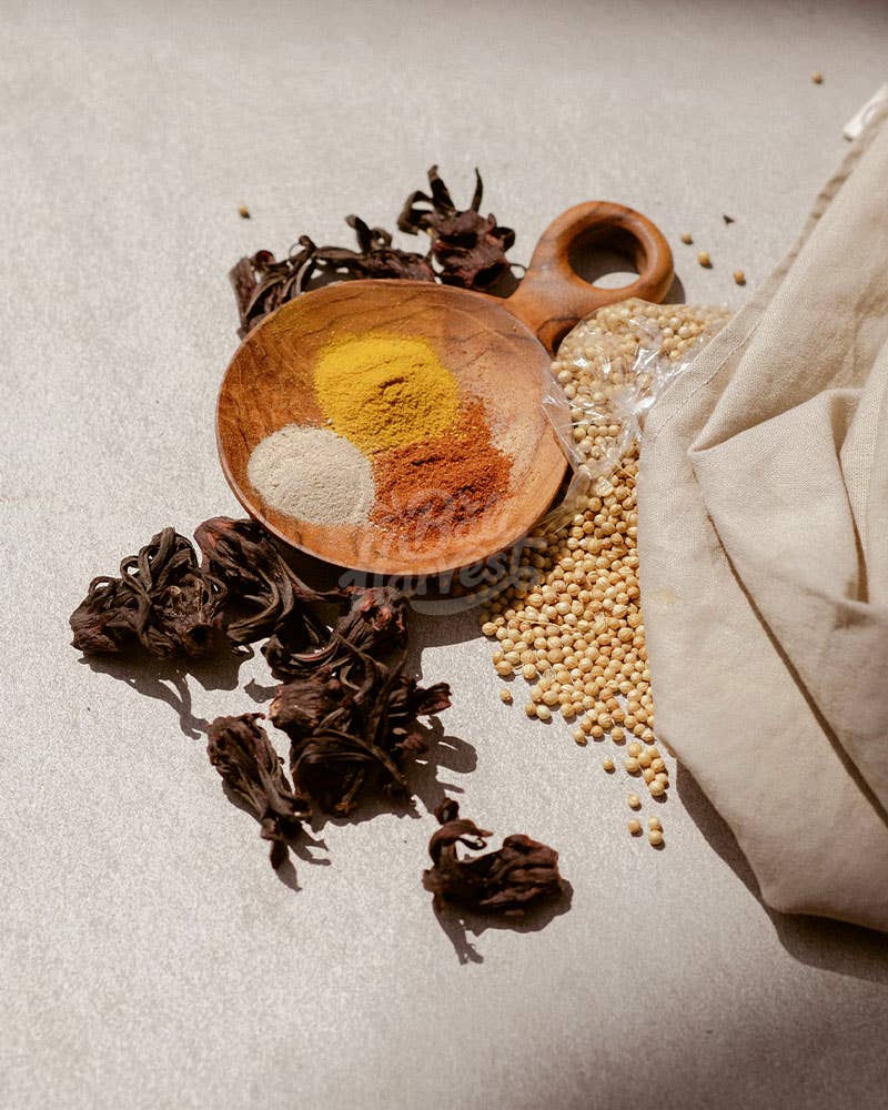 Bali Harvest – Engroshandel Køkkenske – Teaktræsske med hul til håndtag – ske til sukker, salt og krydderier2