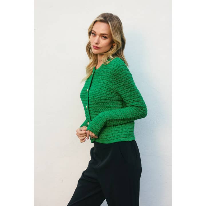 Dress Forum - Wholesale Cardigan - Women's - Refined Knitted Cardigan6