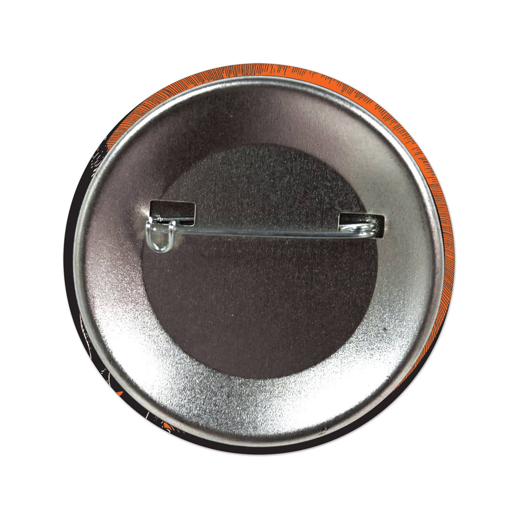 Beistle - Venta al por mayor Botón/prendedor - Botón Vintage de Gato y Luna de Halloween, 2"1