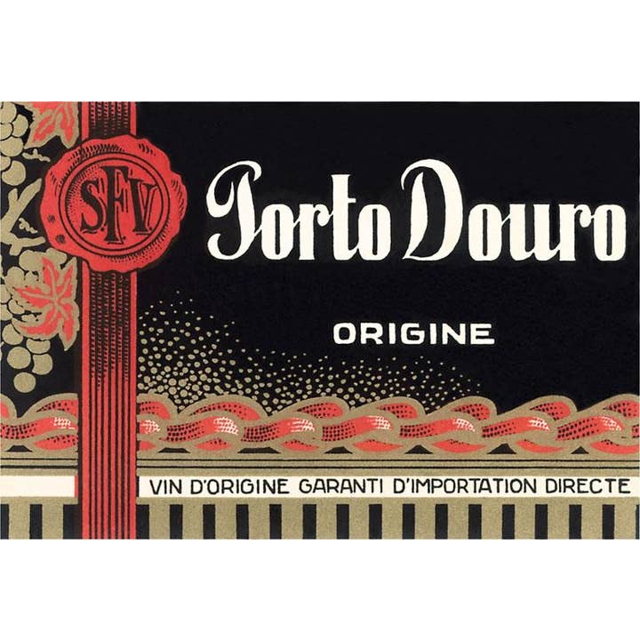 Found Image Press - Wholesale Magnet - Magnet BV-129 Porto Douro Port Label