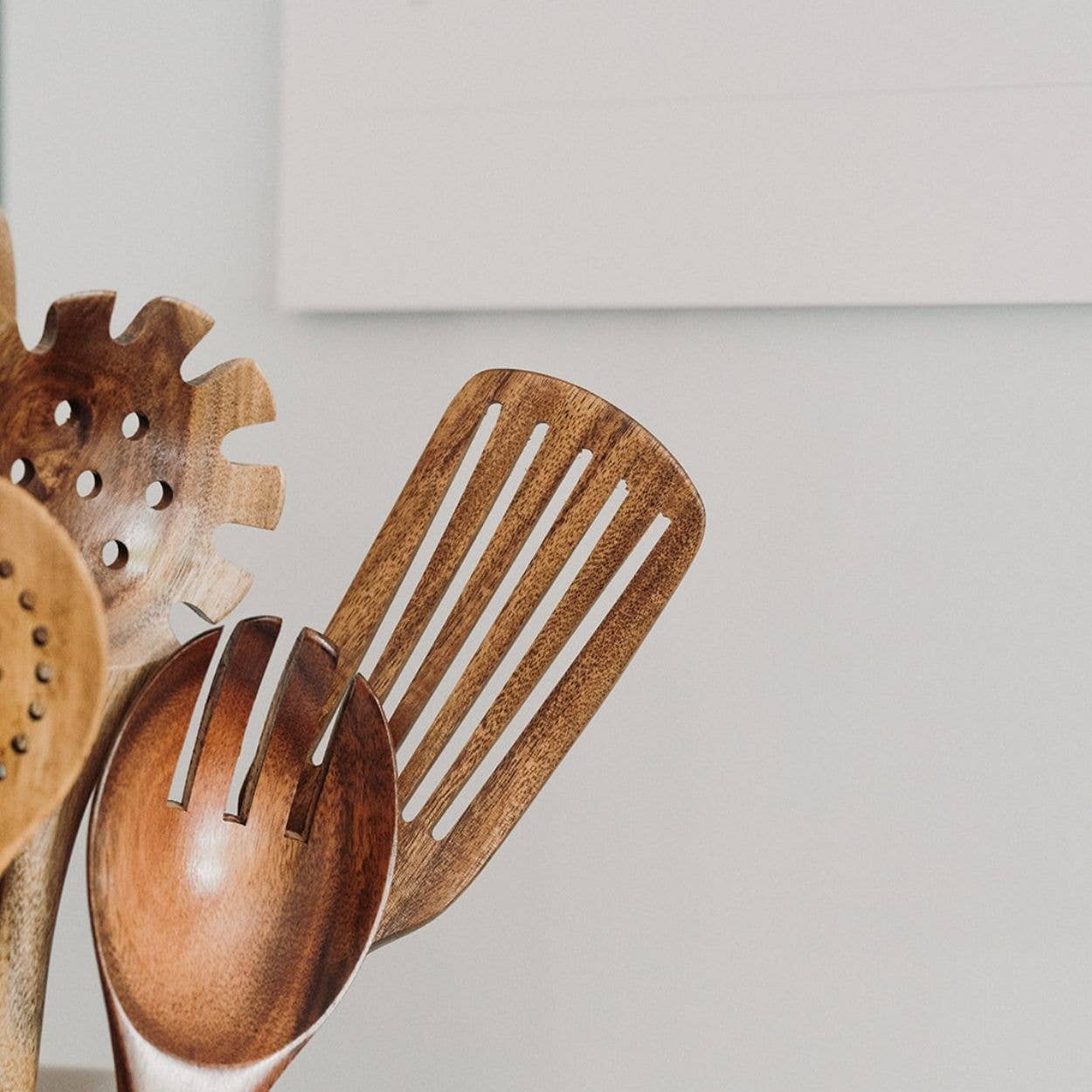 So At Nature - Vente Assortiment d'ustensiles de cuisine - Ensemble de 7 ustensiles de cuisine en bois3