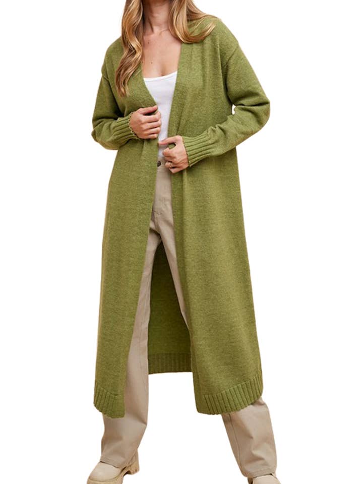 Wool Blended Soft Max Open Sweater for wholesale by Vanilla Monkey