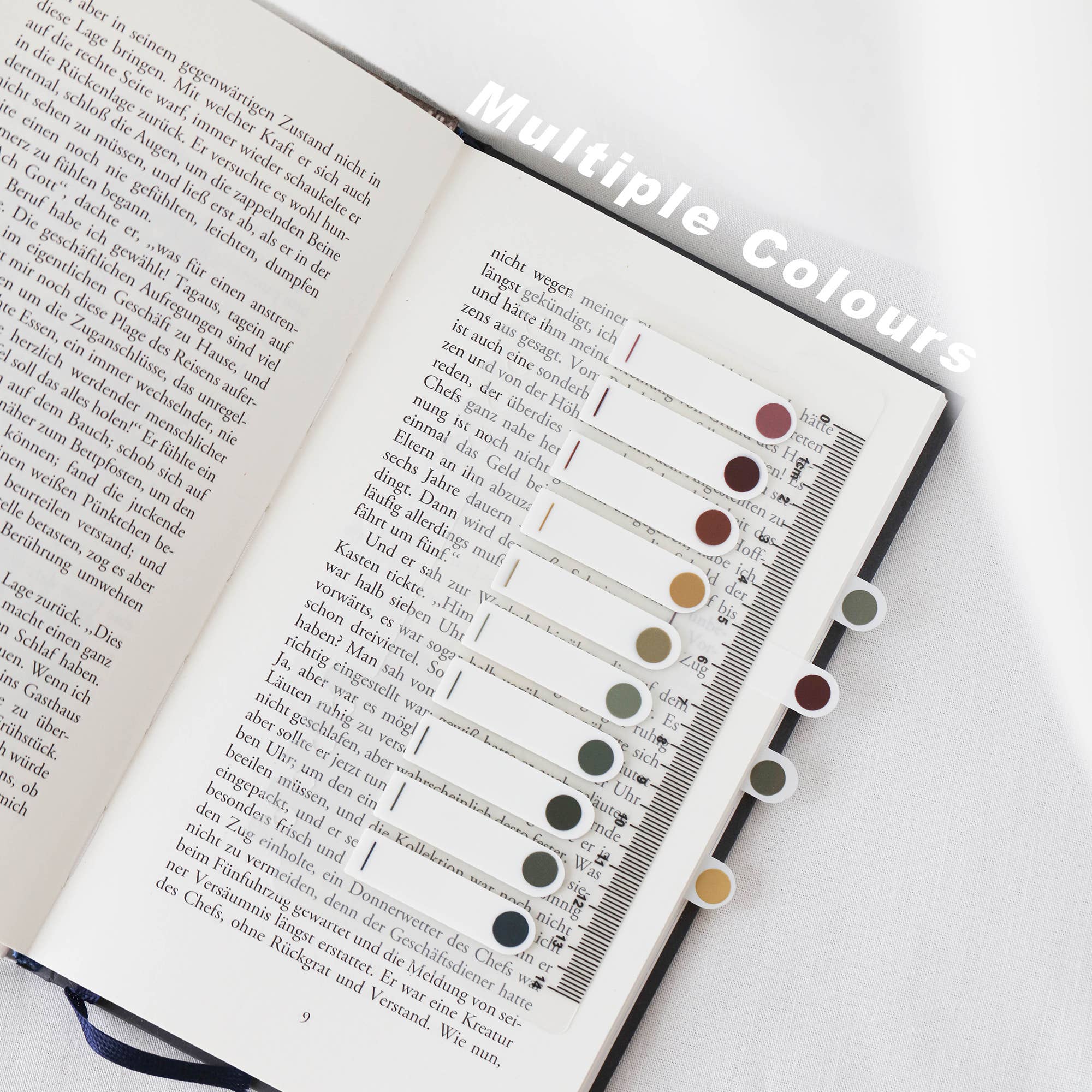 Ordinate – wholesale Bookmark – Dusk Morandi Tabs and writable sticky notes Ordinate2