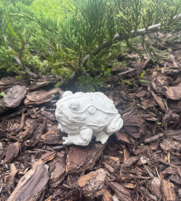 Backyard Stone Art – Ornamento/decoração ao ar livre por atacado – Estátua de Jardim de Sapo de Betão, Jardim do Sapo de Pedra,6