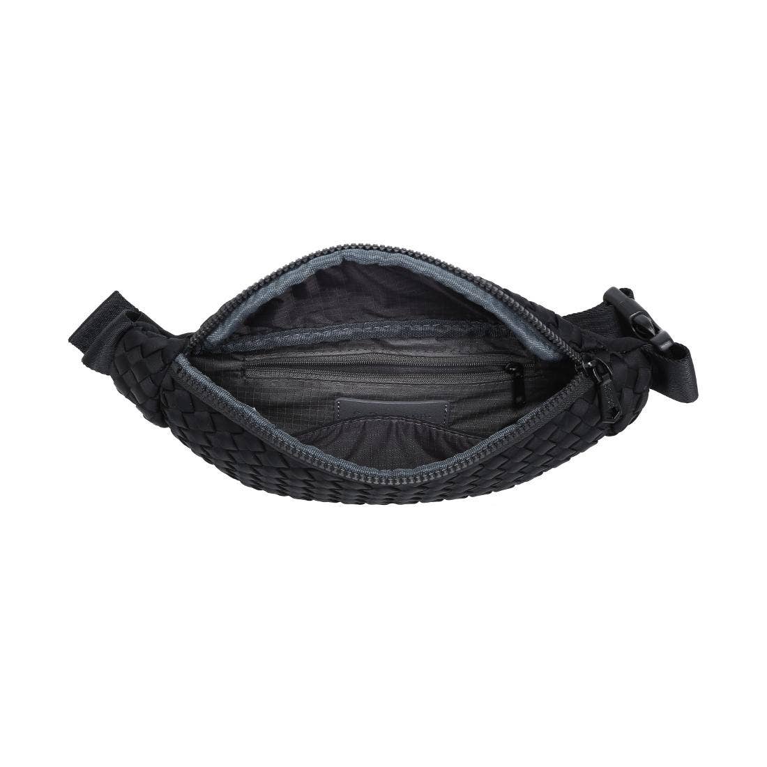 Sol and Selene - Wholesale Belt Bag - Women's - Aim High Woven Neoprene Belt Bag7