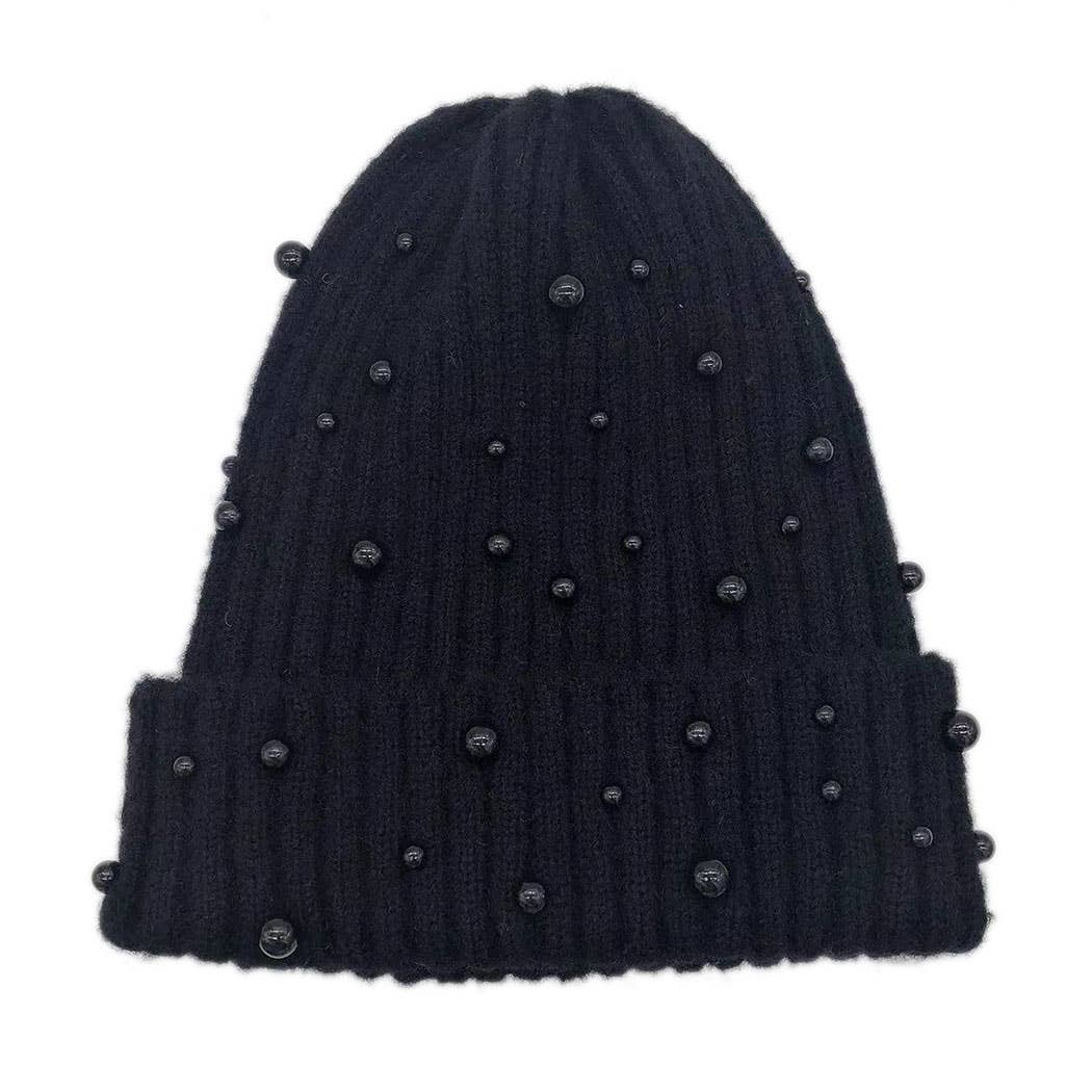 Fashion City - Wholesale Beanie - Dames - Gebreide muts voor dames, effen imitatieleer8