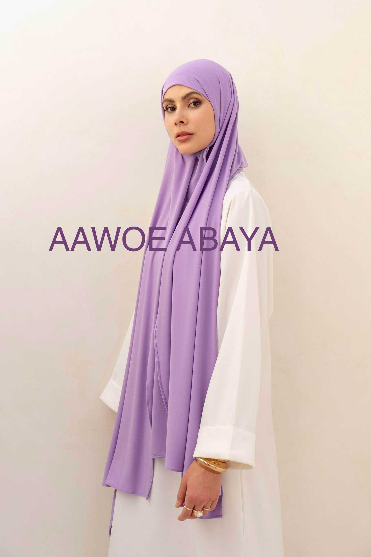 Aawoe Abaya - Wholesale Hijab - Women's - Elegant Long-Sleeve Shawl - 2484-HIJ119