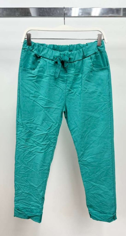 VENTI6 - Vendita all'ingrosso Pantalone - Donna - JOGGERS CON COULISSE INCRESPATI A TINTA UNITA (50060)35