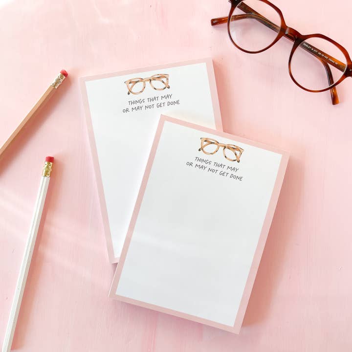 Isabella MG – Großhandel Notizblöcke – May or May Not Brillen-Notizblock | Lustiger Schreibtischnotizblock1