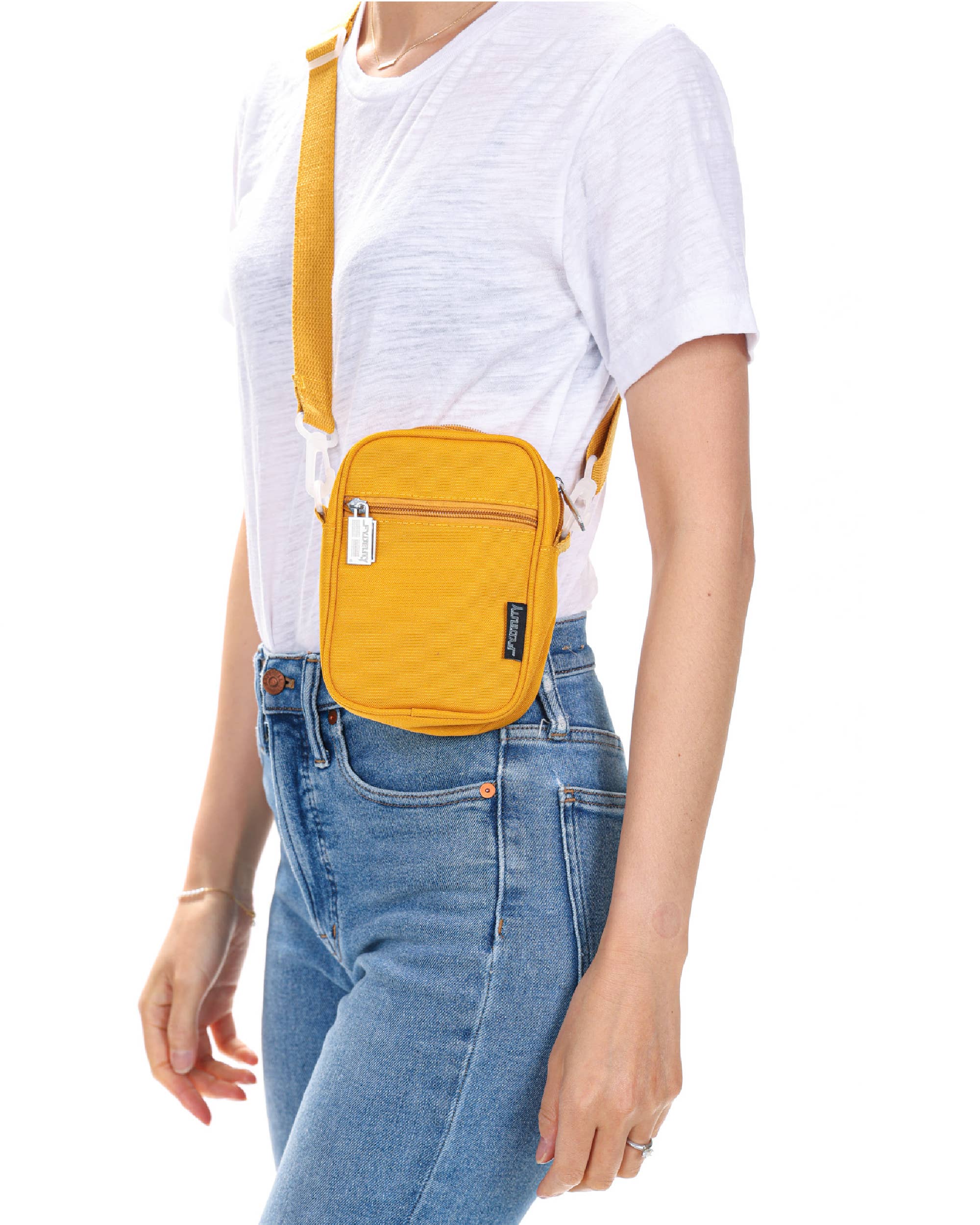 Fydelity - Vendita all'ingrosso Borsa a tracolla - Donna - 88661: Borsa Mini Brick | RPET riciclato | Senape5