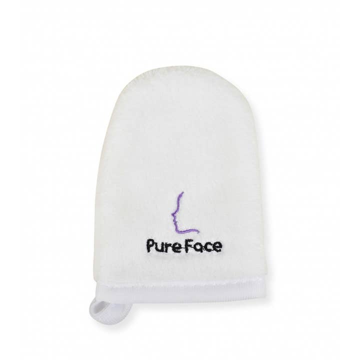 Pure Face - Wholesale Makeup Remover - WHITE MICROFIBER MAKEUP REMOVER GLOVES2