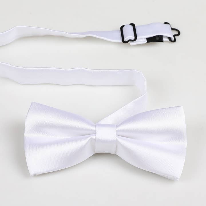 Gravata borboleta branca por atacado de Yves Enzo