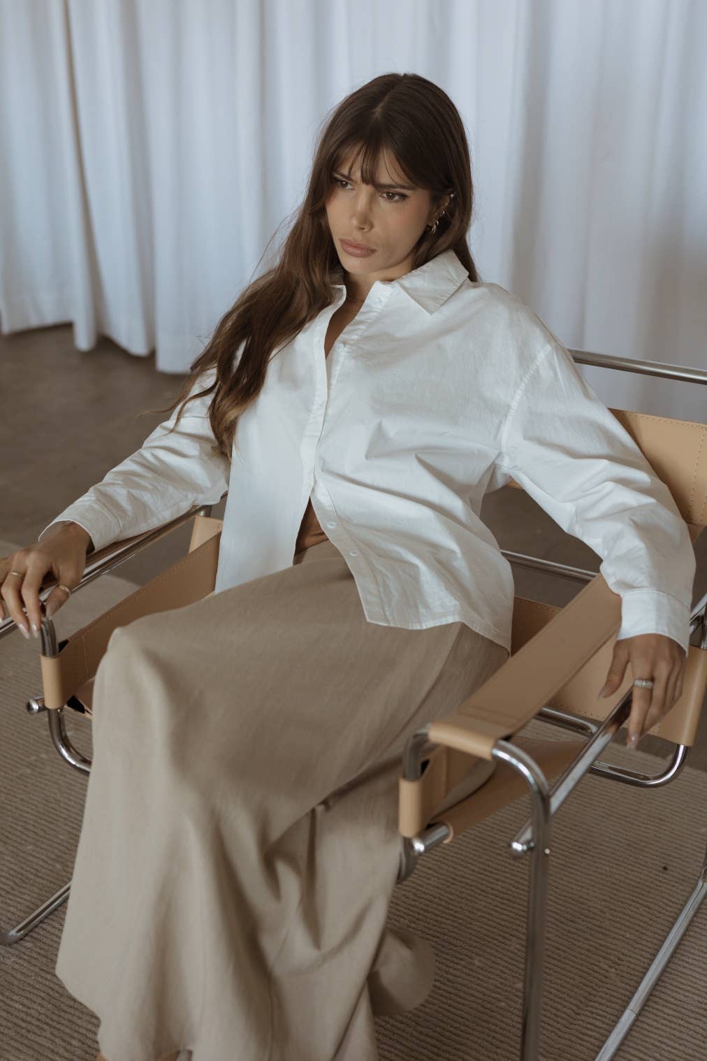 MOD REF - Wholesale Button Down Shirt - Women's - The Ema Top | Collared Button-Down Top28