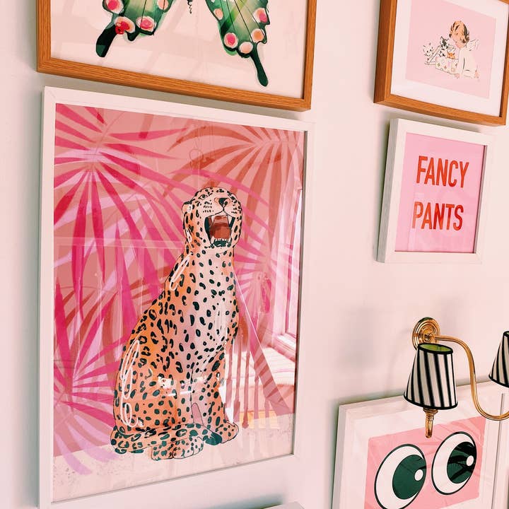 Olivia Axson - Venta al por mayor Ilustración - Leopardo rosa
