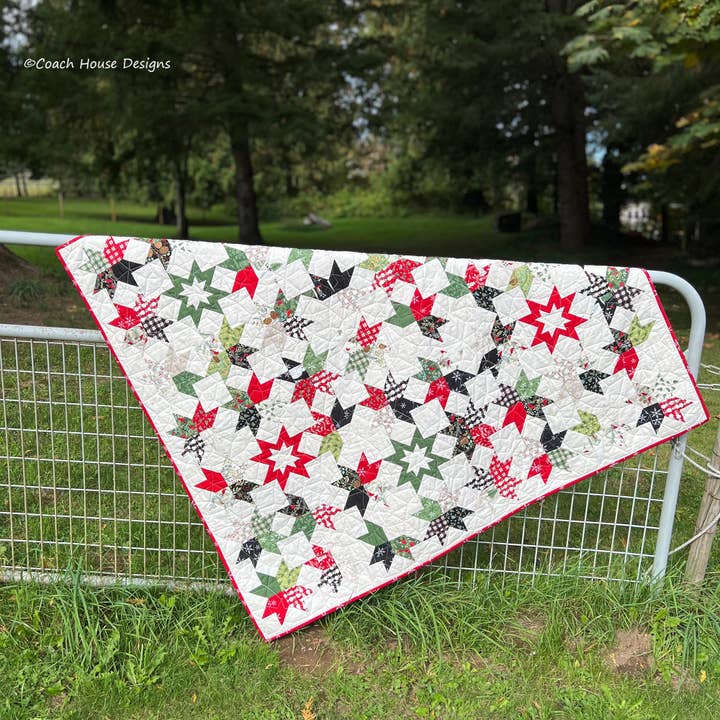 Coach House Designs - Wholesale Surface Pattern Design - Winter Stars Quilt Pattern1
