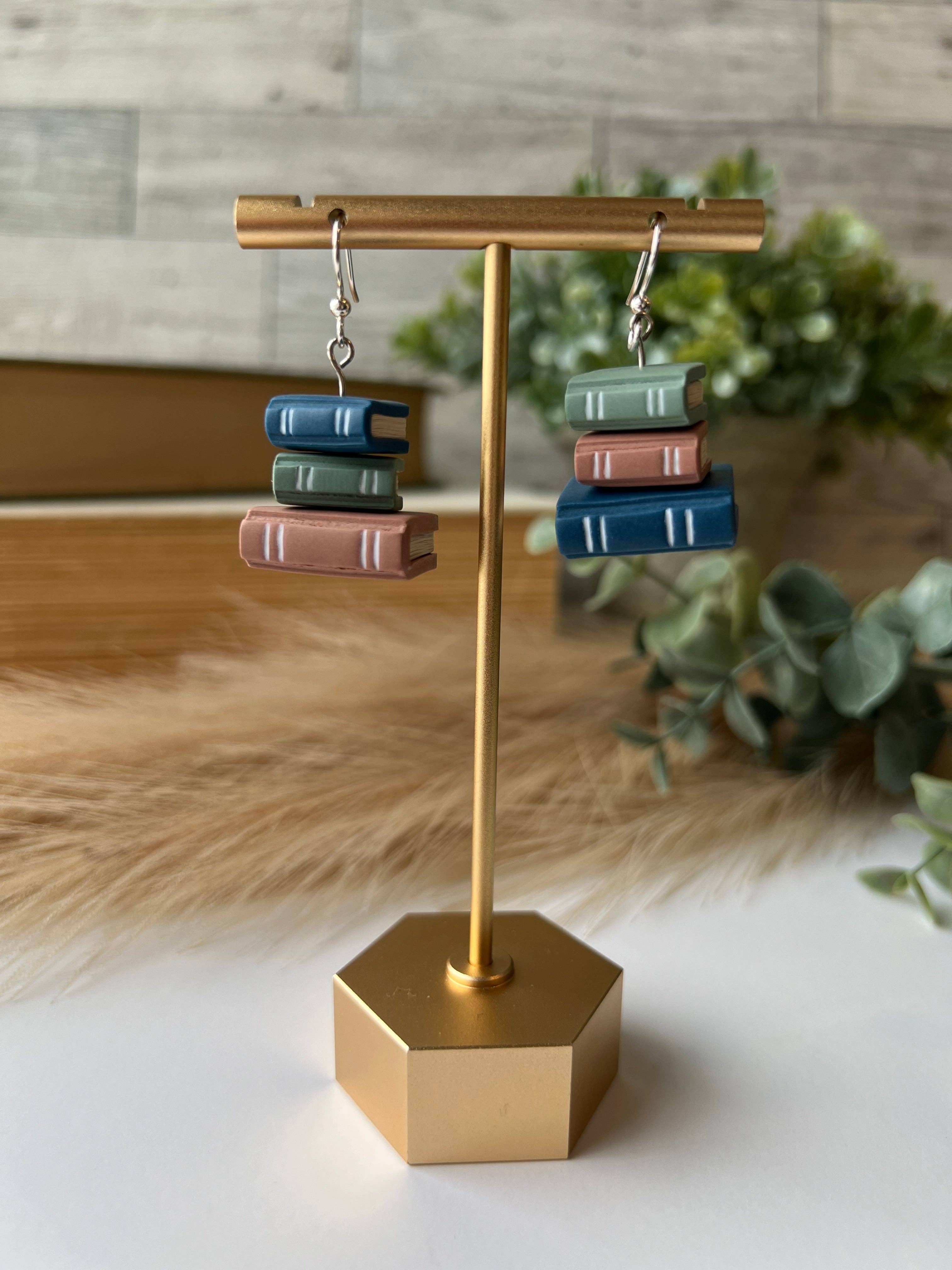 Hayden Handcraft - Wholesale Dangle Earrings - Book Stack Earrings2