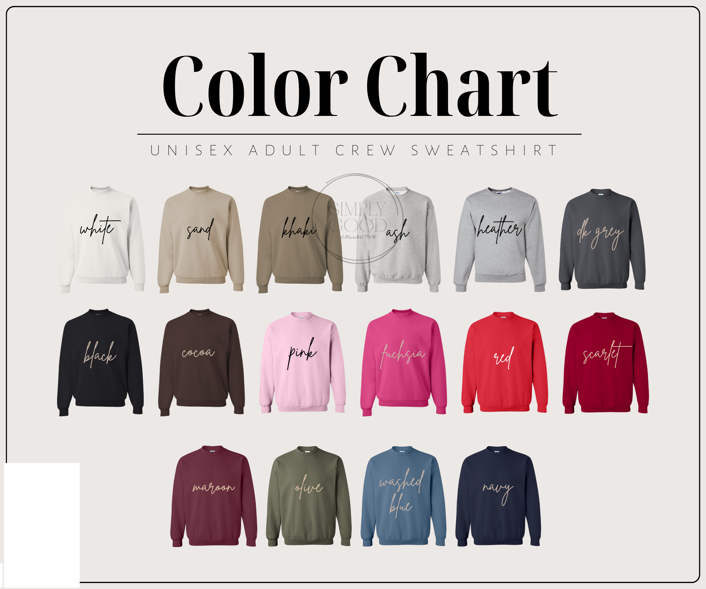 Simply Good Collective – Sweatshirt - Mulher por atacado – Camisola God is Good com gola Bordada3