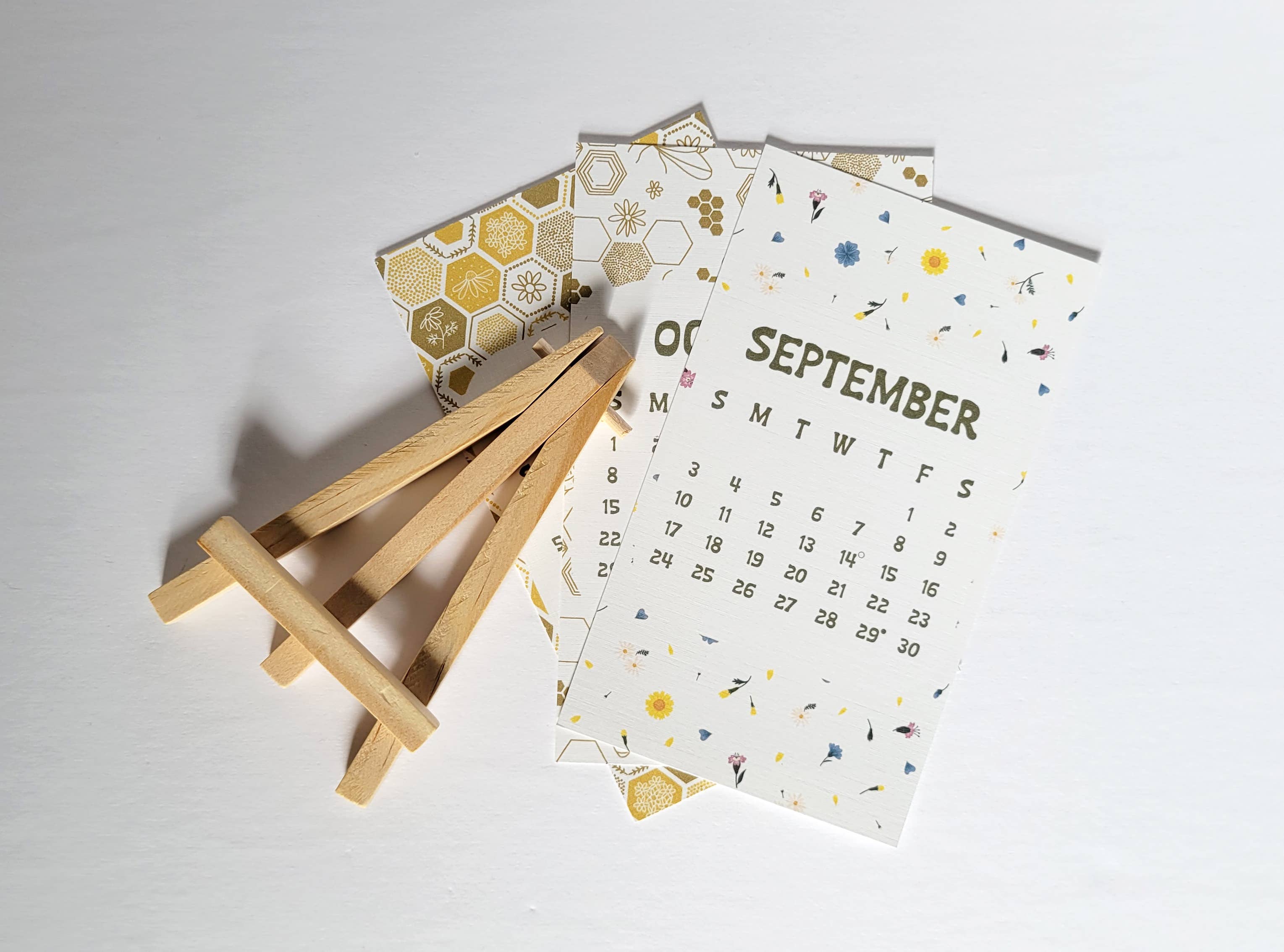 Lucky Dog Design Co. - Wholesale Calendar - Bees & Wildflowers 2026 Desk Calendar5