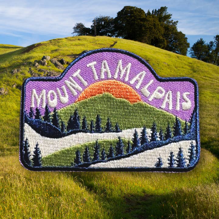Mount Tamalpais Patch for wholesale by Sunthing Studio