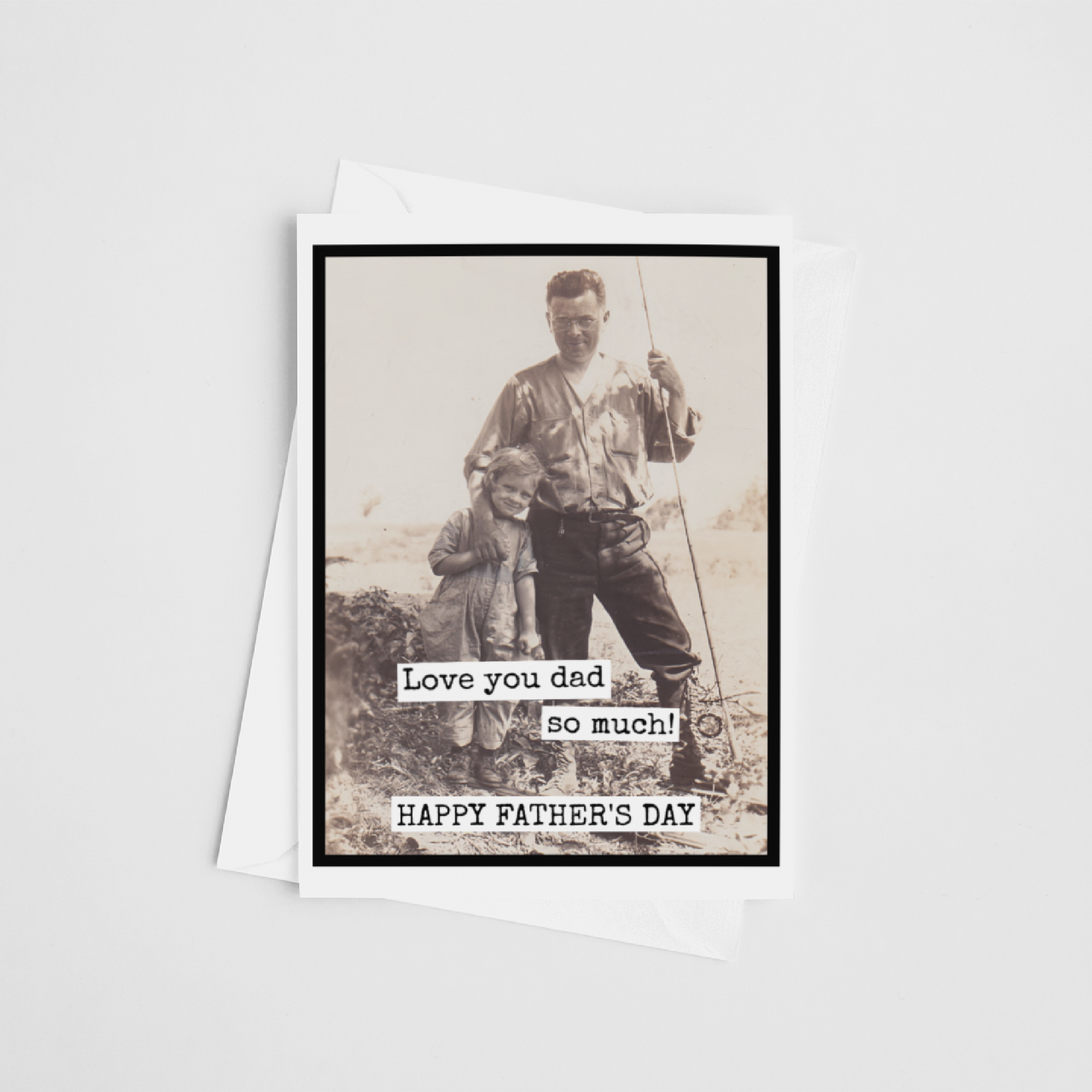 Raven's Rest Studio - Wholesale Father's Day Card - Father's Day Card. Love You Dad So Much! HAPPY FATHER'S DAY2