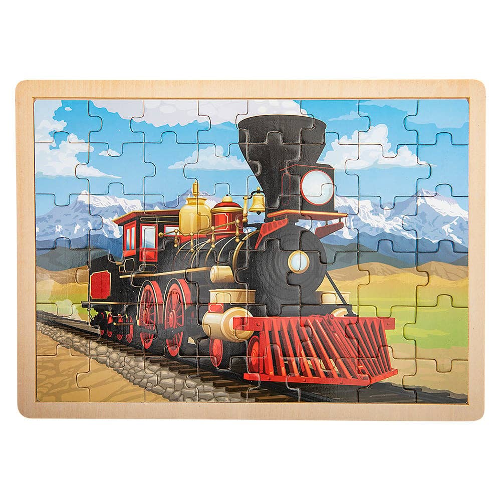 La Luna Bella - Toys – Großhandel Puzzle – Kinder – LLB-Puzzle für Lokomotiven, 15,75 x 11,75 Zoll, 48-teilig2
