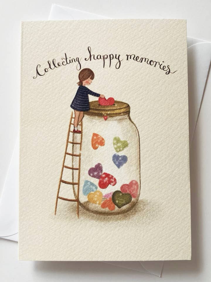 Collecting happy memories for wholesale by Love Lucy Illustration
