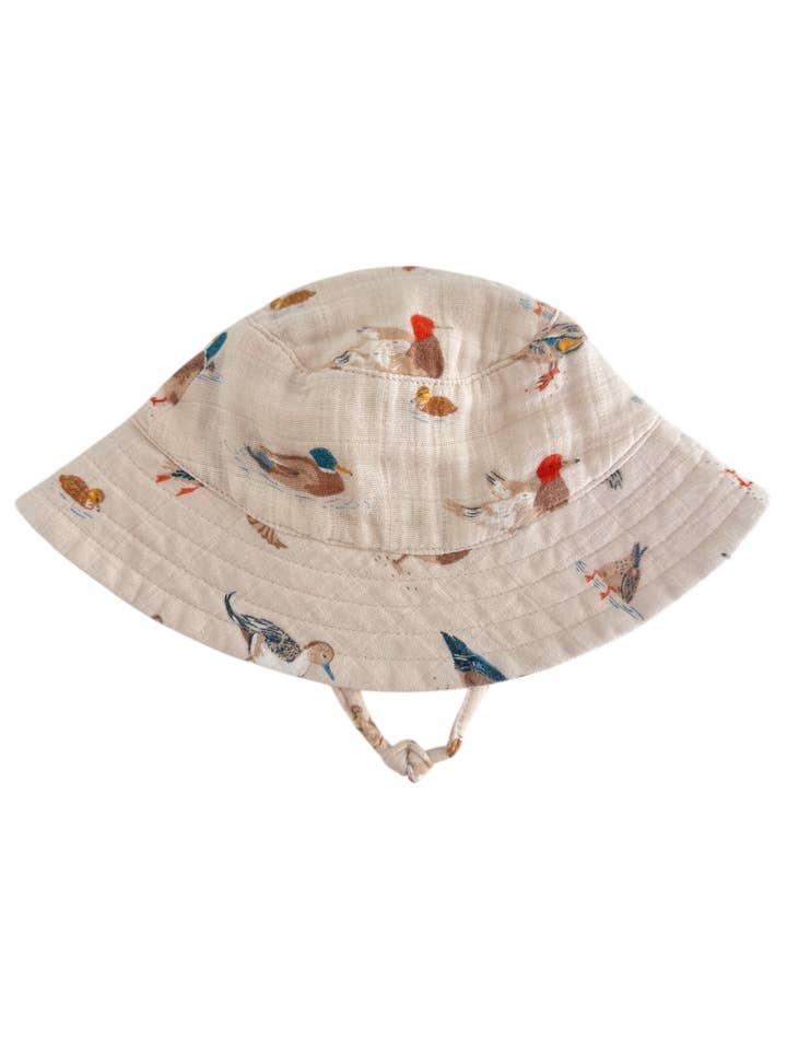 Ducks / Muslin Bucket Hat for wholesale by SIIX Collection
