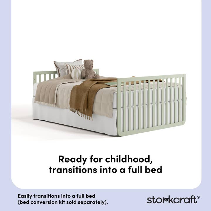 Storkcraft - Wholesale Bed - Kids & Baby - Storkcraft® Amalfi™ Deluxe 5-in-1 Convertible Crib with Bonus Toddler Guardrail55