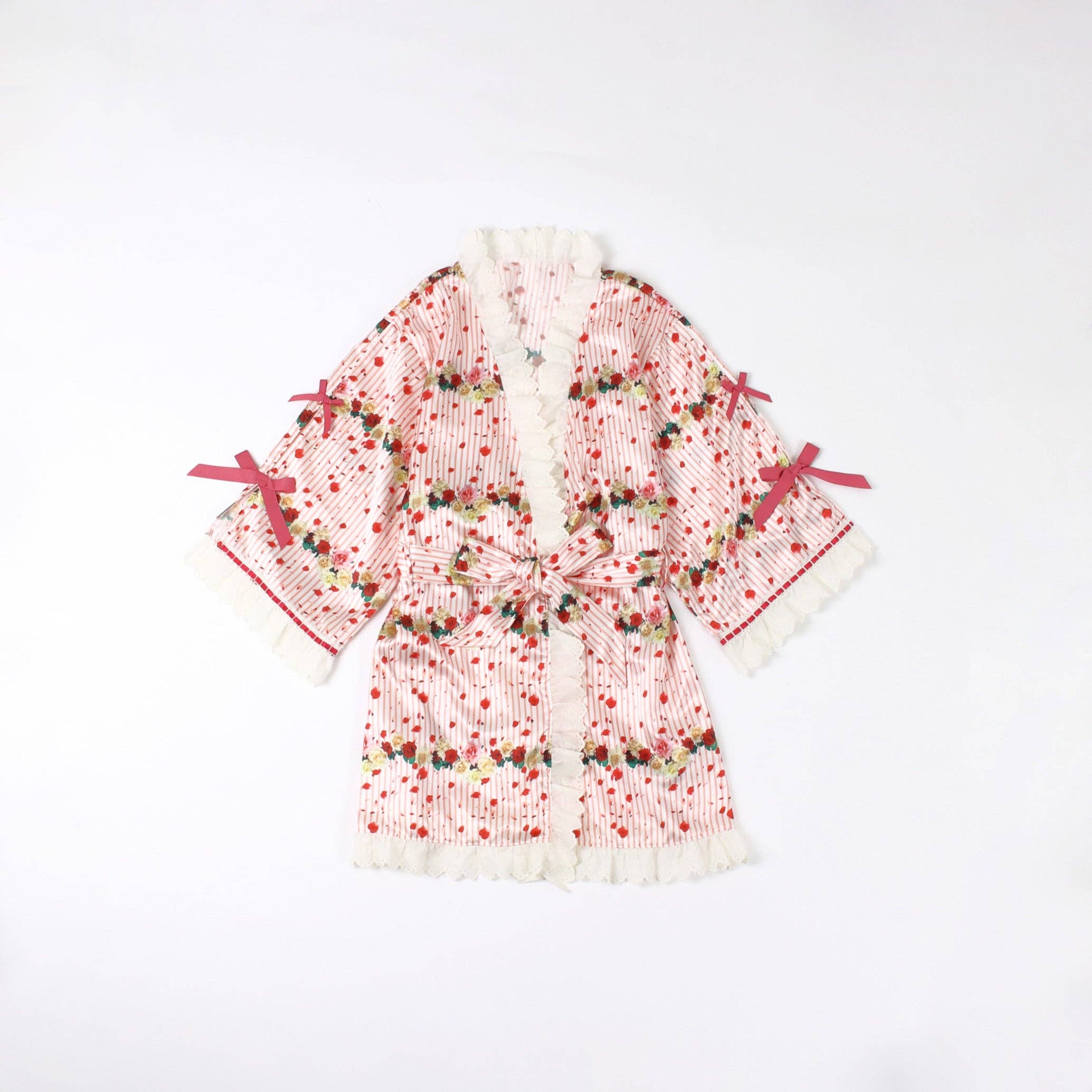 Cuconé – Großhandel Kimono – Damen – Romantischer rosa Kimono7