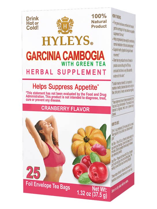 Thé Garcinia Cambogia 25 CT Saveur de canneberge pour la vente par Mekor LLC