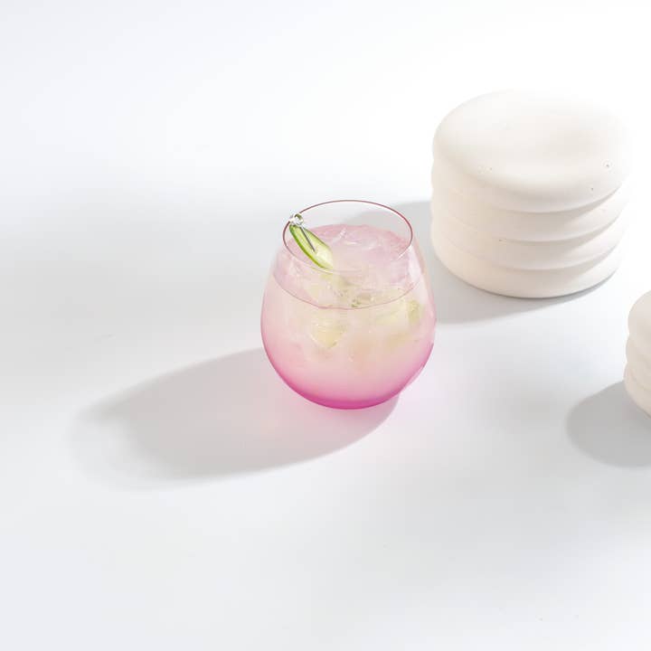 JoyJolt - Wholesale Wine Glass - Hue Colored Stemless Summer Wine Glasses, Outdoor Glasses8