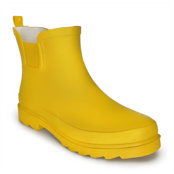 Eastern Off Price - Wholesale Rain Boots - Women's - NORTY Womens 6" Ankle Rain Boots 42298 Matte Yellow