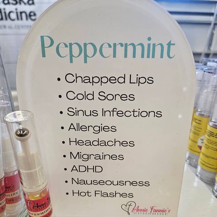 Annie Fannie's Sunshine LLC - Wholesale Essential Oil Roll-On - Peppermint Roller0