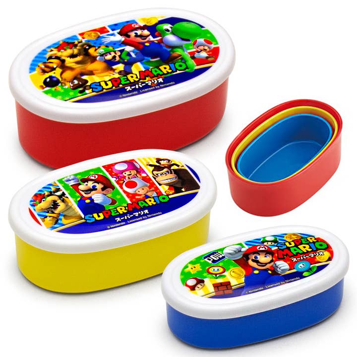 EMC - Wholesale Lunch Bag/Box - Supermario Lunch Box Containers 3pc