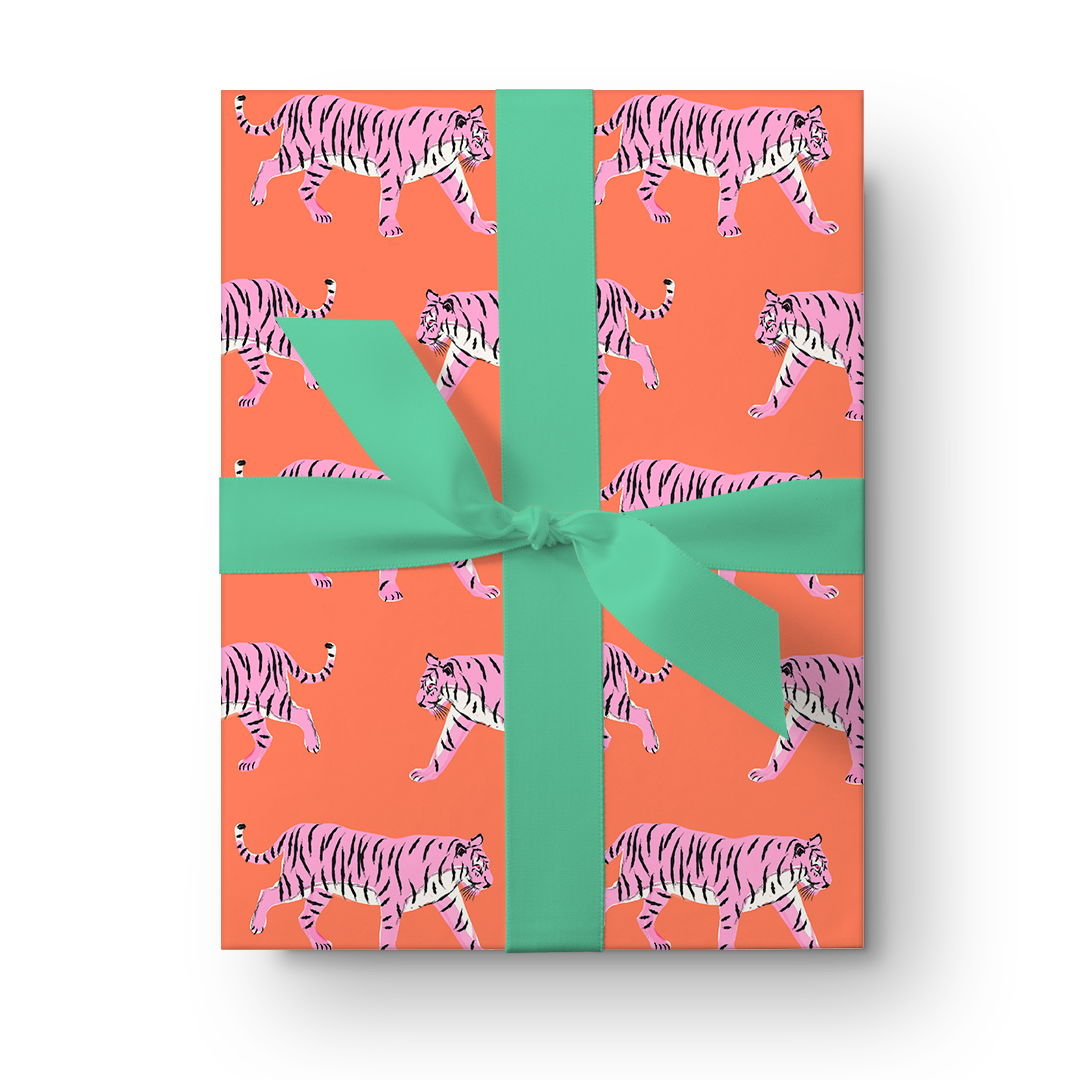 Clairebella Personalized Gifts & Pillows – wholesale Omslagspapper – Tiger- och leopardmönstrat presentpapper | Paketpapper19